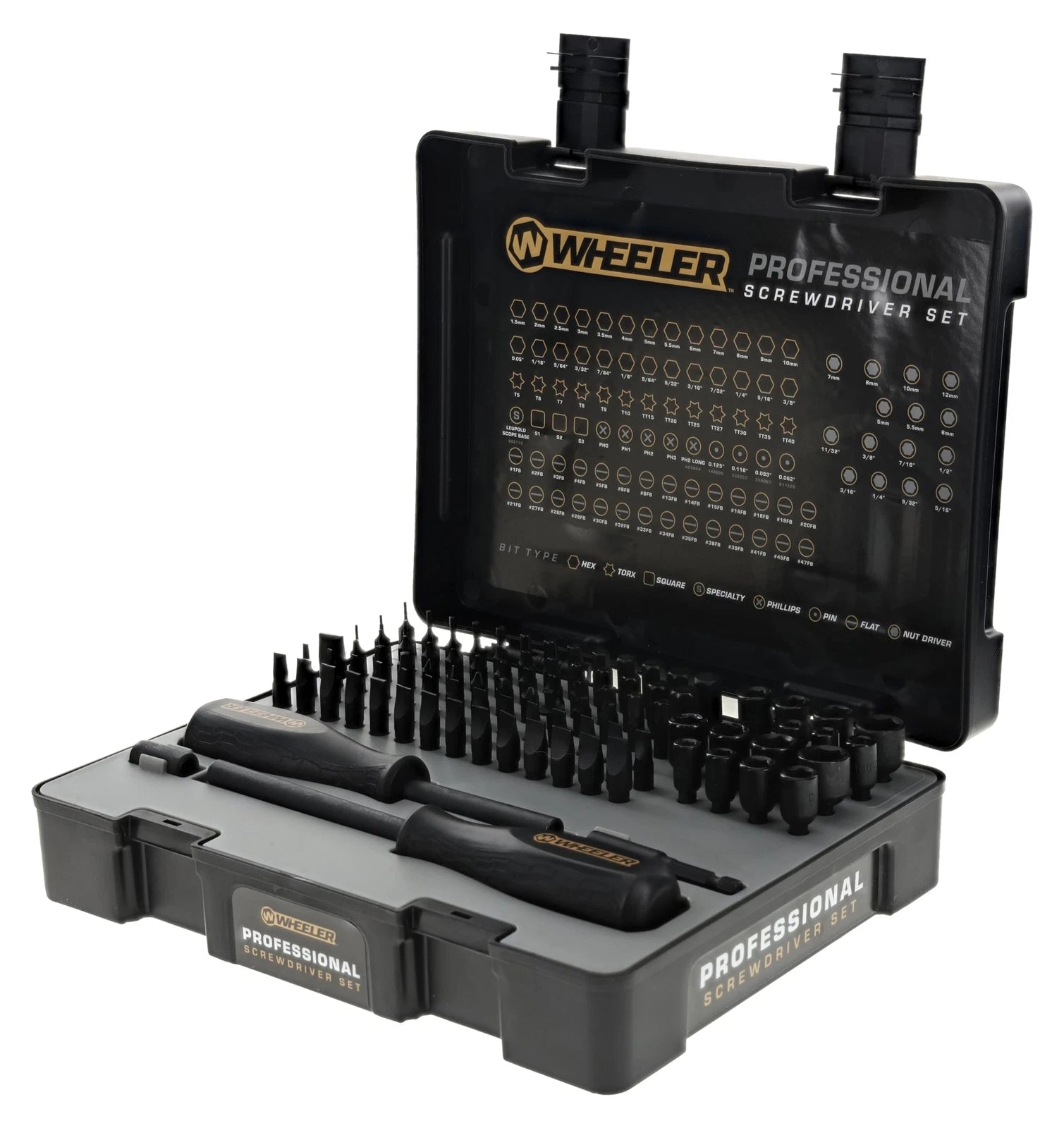 Wheeler Engineering 100-Piece Professional Screwdriver Set with Durable