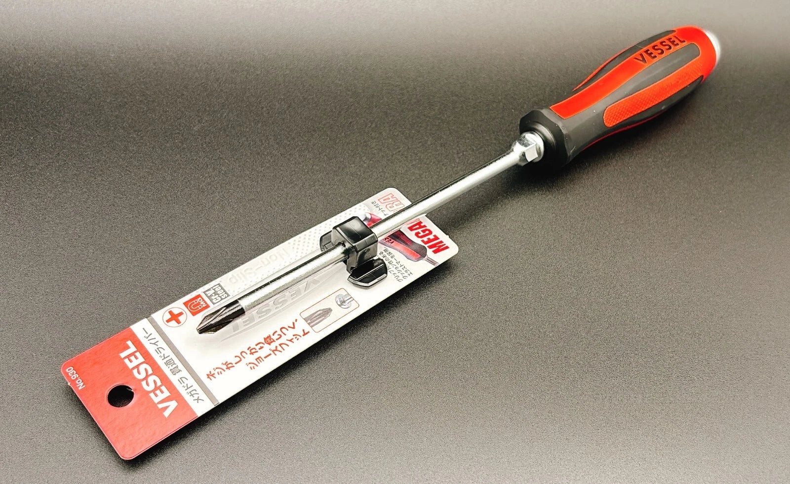 Vessel Megadora 930 JIS Tang-Thru Screwdriver Phillips head Set From Japan