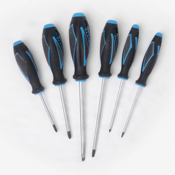 Witte Maxx Plus Slotted and Phillips Screwdriver Set, 6 Pieces, Medium