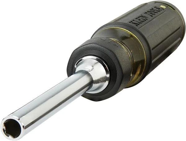 Versatile 15-in-1 Multi-Bit Ratcheting Screwdriver with On-board Storage