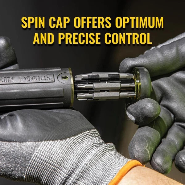 Versatile 15-in-1 Multi-Bit Ratcheting Screwdriver with On-board Storage