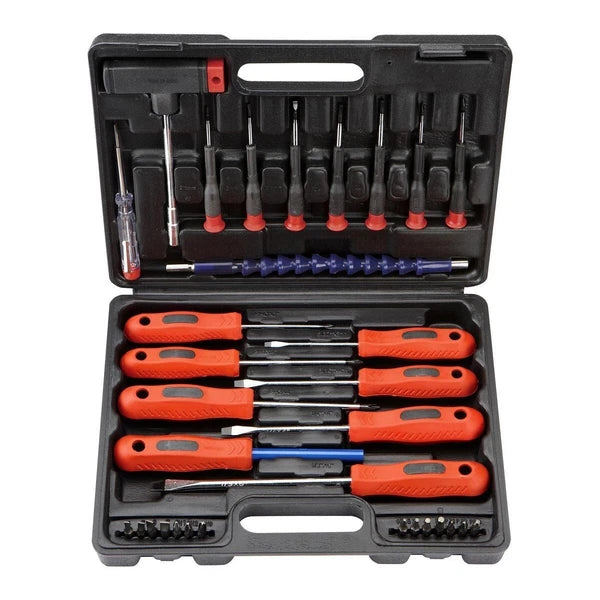 32 PIECE PRECISION MAGNETIC SCREWDRIVER SET HOBBIES, CASE NEW Crafts Household