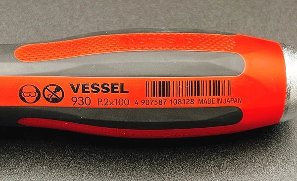 Vessel Megadora 930 JIS Tang-Thru Screwdriver Phillips head Set From Japan