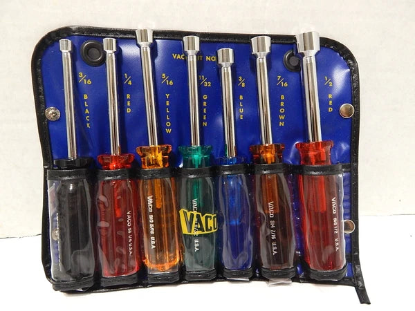 VACO K7 NUT DRIVER SET 3/16 THRU 1/2