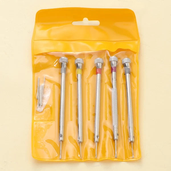 5 Pcs Small Screwdriver Set Eyeglass Repair Eyeglasses Kit Watch