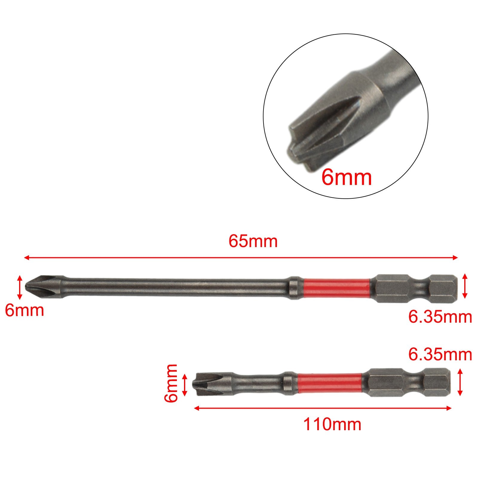 Screwdriver Bit Electricians Special Socket Switch FPH2 Magnetic Slotted