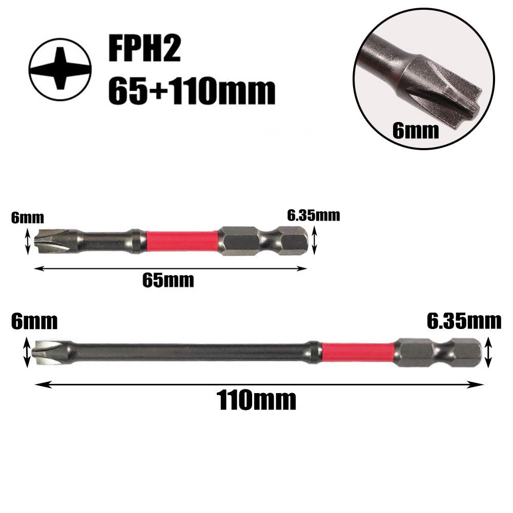 Screwdriver Bit Electricians Special Socket Switch FPH2 Magnetic Slotted