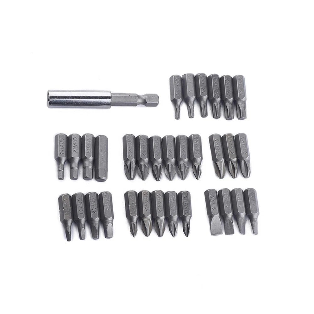 33 Pcs Security Bit Set with Case Star Drive Screwdriver Electric Bits
