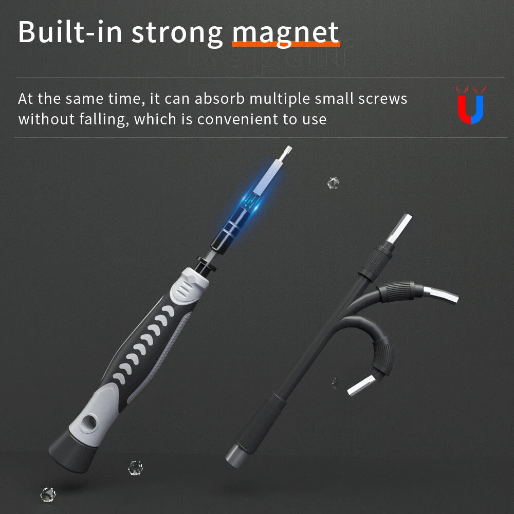 130 in 1 Precision Screwdriver Set Magnetic Bit Kit Precision Screwdriver Set