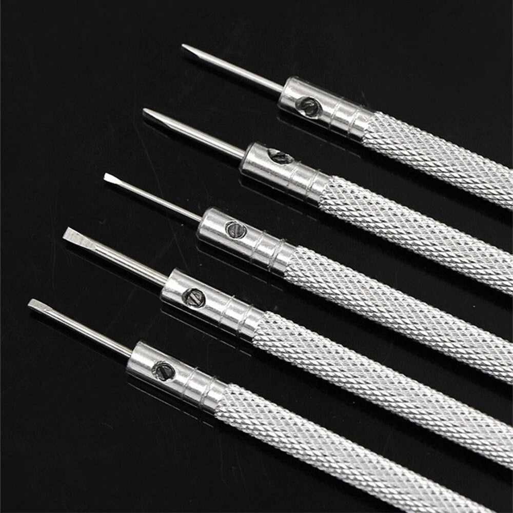 5PCS Precise Screwdrivers Watch Repair Tools Jewelry Screwdrivers Tools