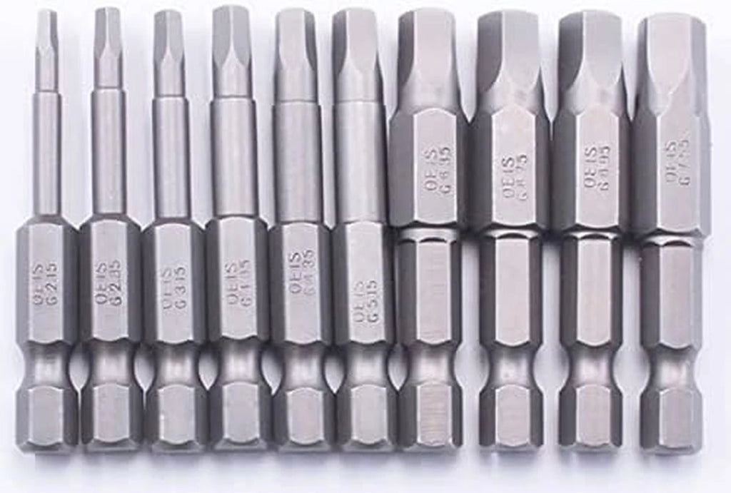 Daman 10Pc Penta plus 5 Sided Security Screwdriver Bit Set