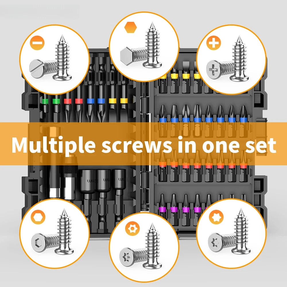 Deluxe Screwdriver Case Home Work Screw Repair Kit Multifunction Screwdriver