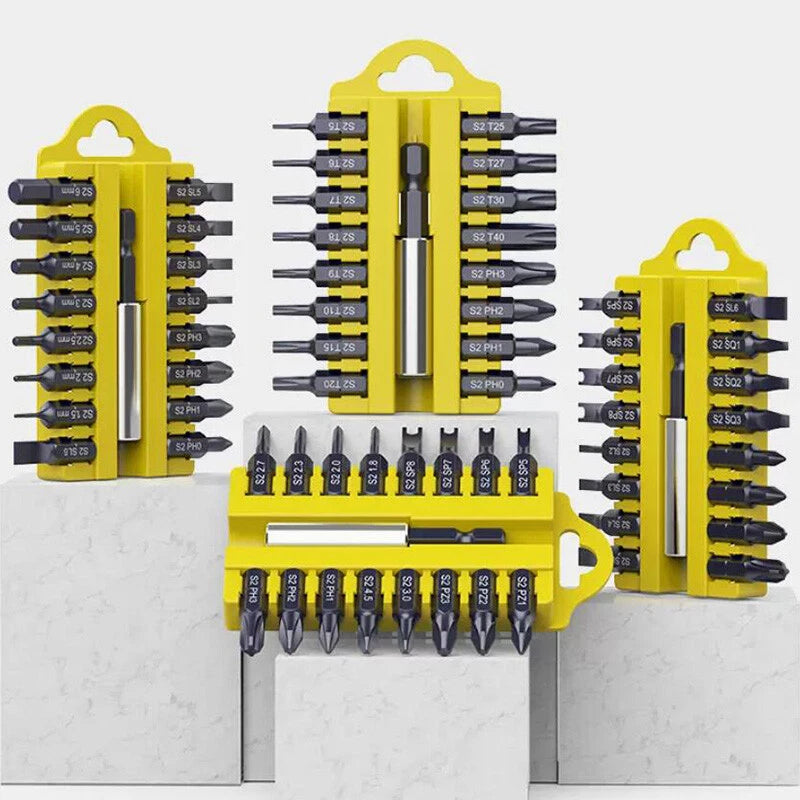 17Pcs Security Tamper Proof Bit Set Magnetic Holder Screwdriver Bits A/B/C/D Set