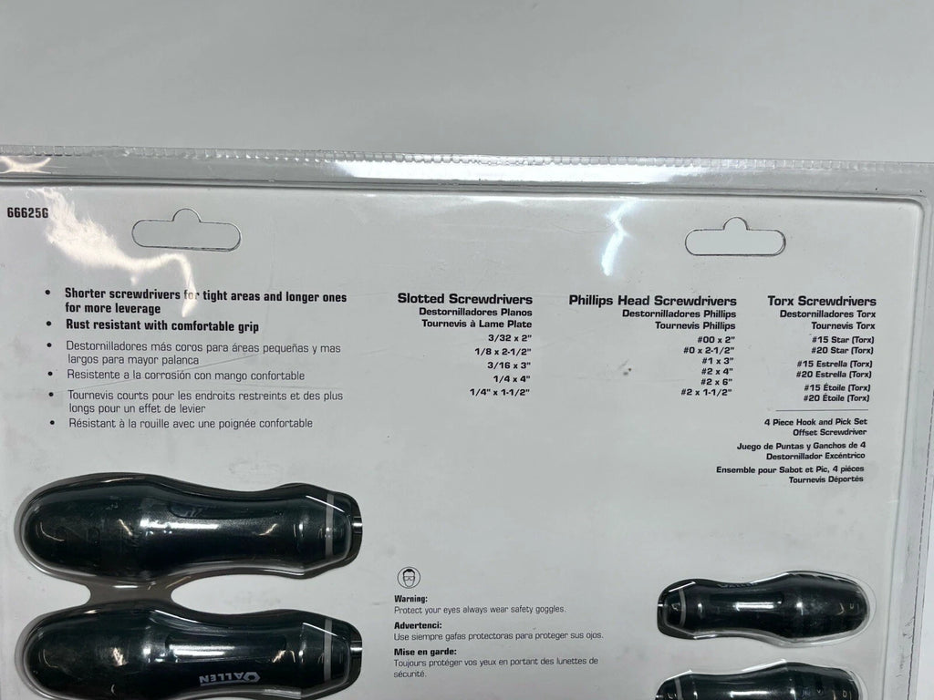 Allen 18pc Screwdriver Combination Set