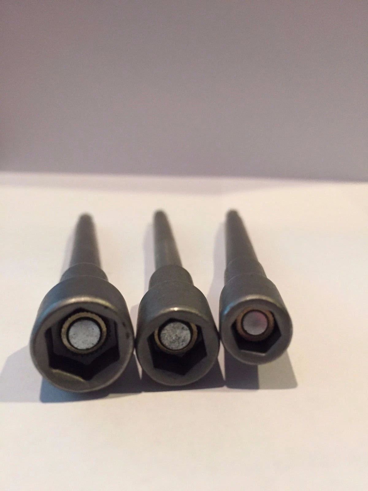 New 3pcs 6" MAGNETIC Nut Driver 1/4, 5/16 &3/8 Set w/ quick release hex shank