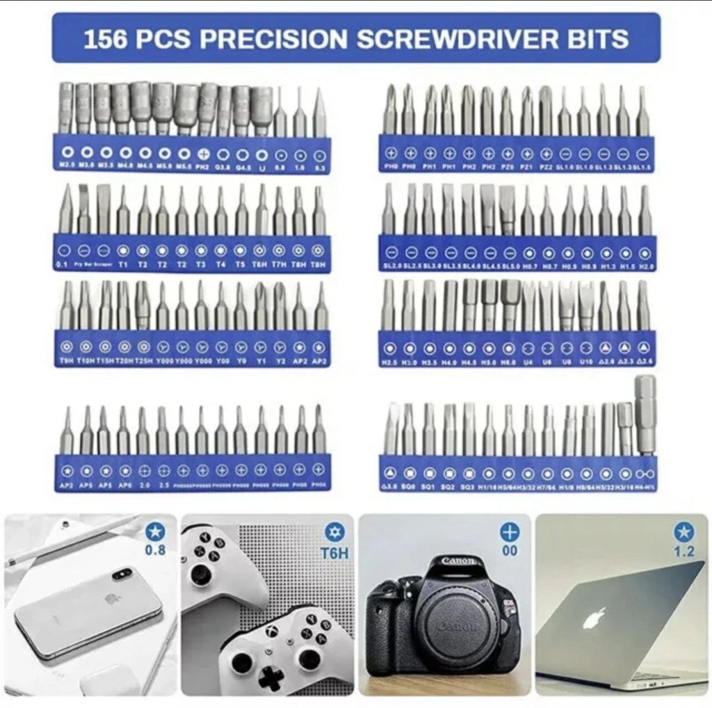 Professional Repair Tool Kit Fix iPhone Tablet Cell Phone Computers Electronics