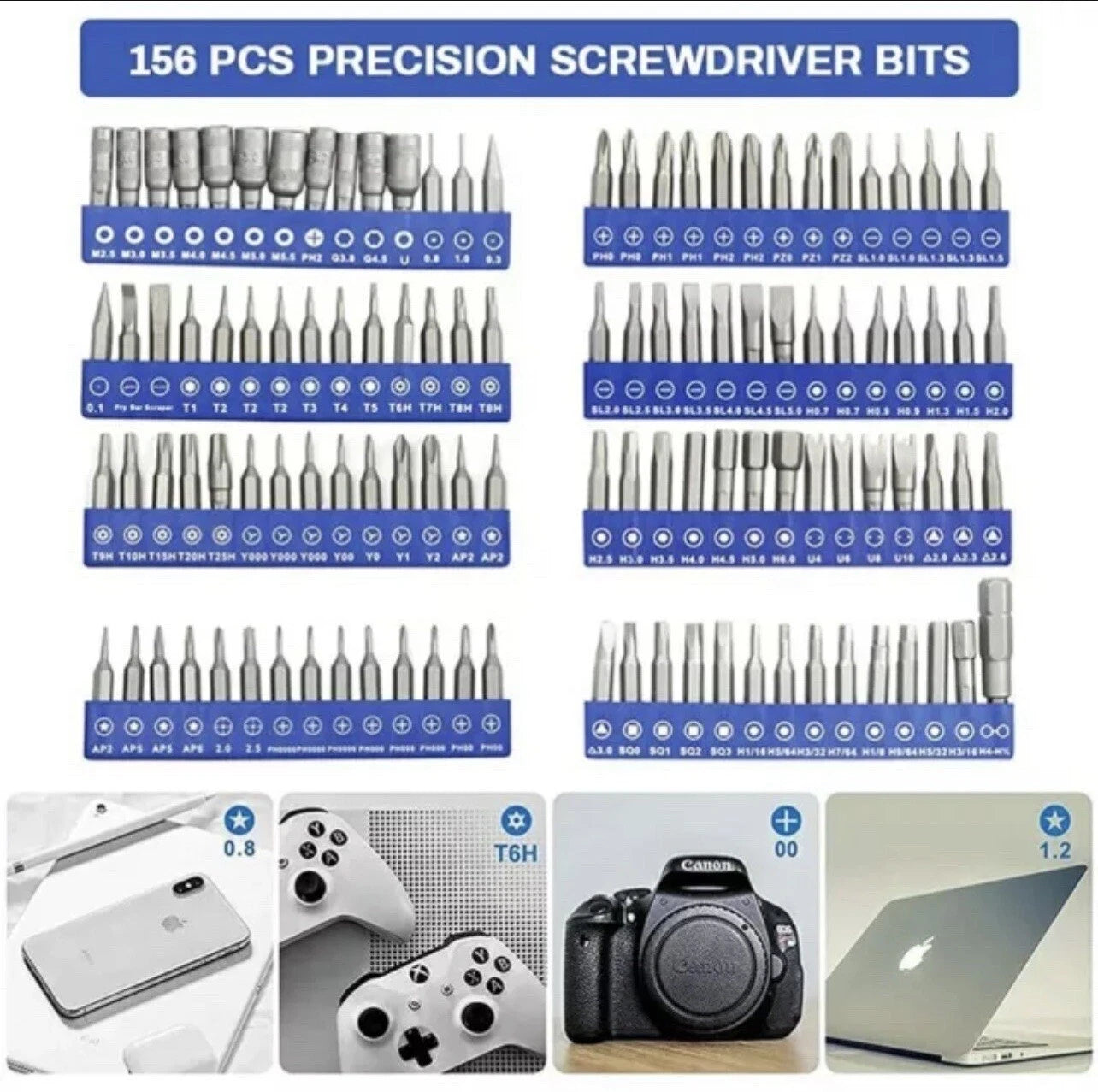 Professional Repair Tool Kit Fix iPhone Tablet Cell Phone Computers Electronics