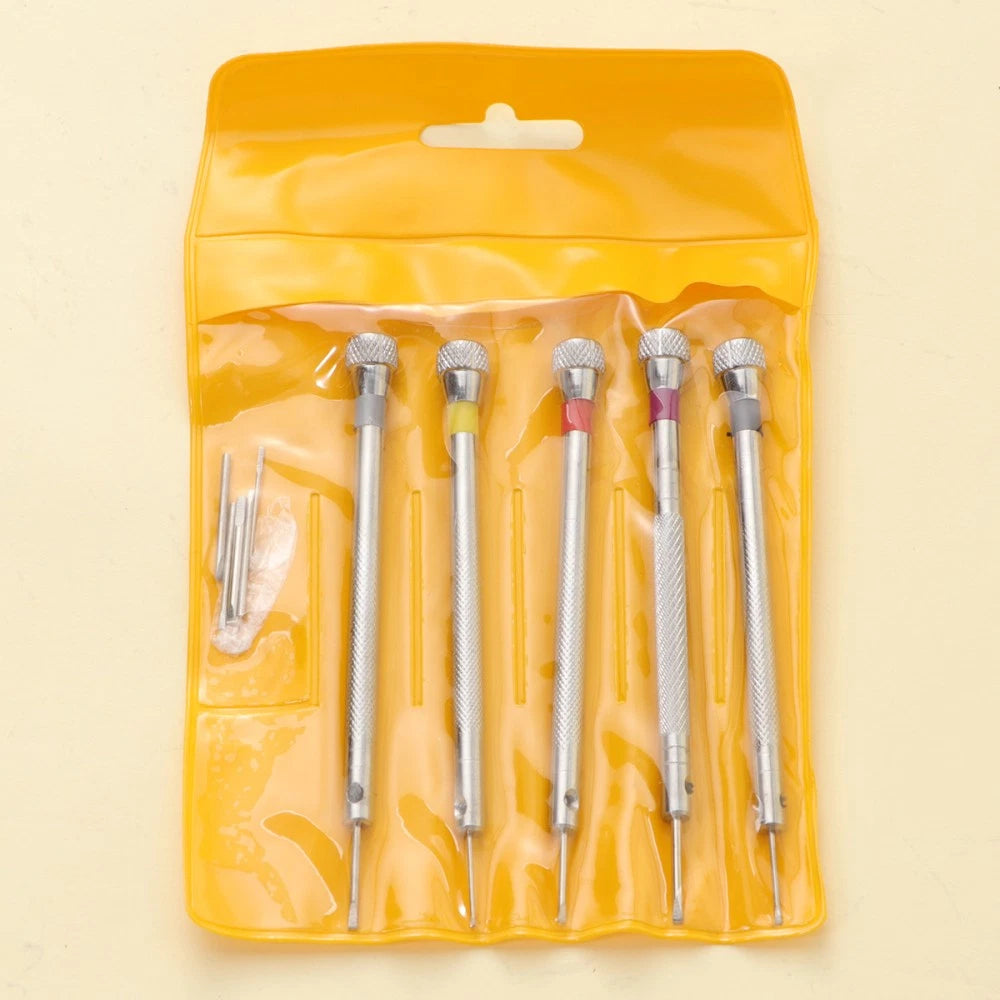 5 Pcs Small Screwdriver Set Eyeglass Repair Eyeglasses Kit Watch