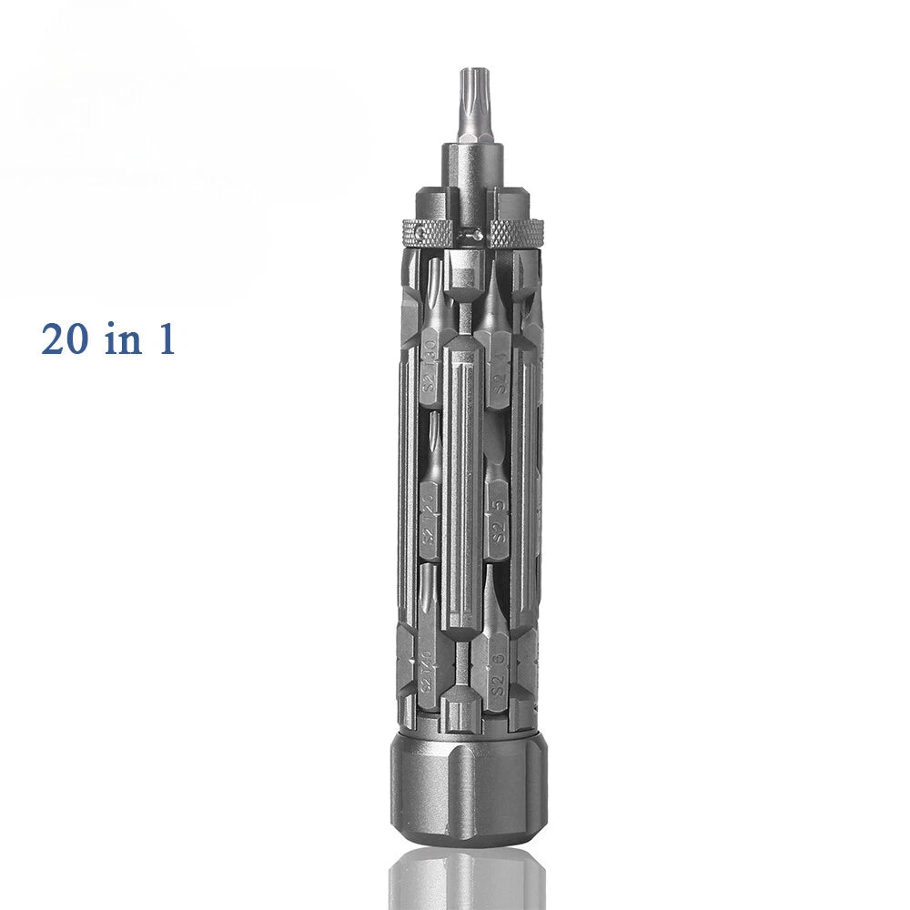 Multi-Function Screwdriver Set with Magnetic Hex Drill Bit Portable Repair Tool