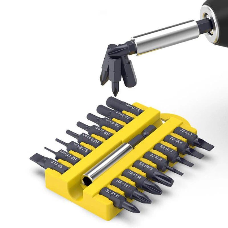 17Pcs Security Tamper Proof Bit Set Magnetic Holder Screwdriver Bits A/B/C/D Set