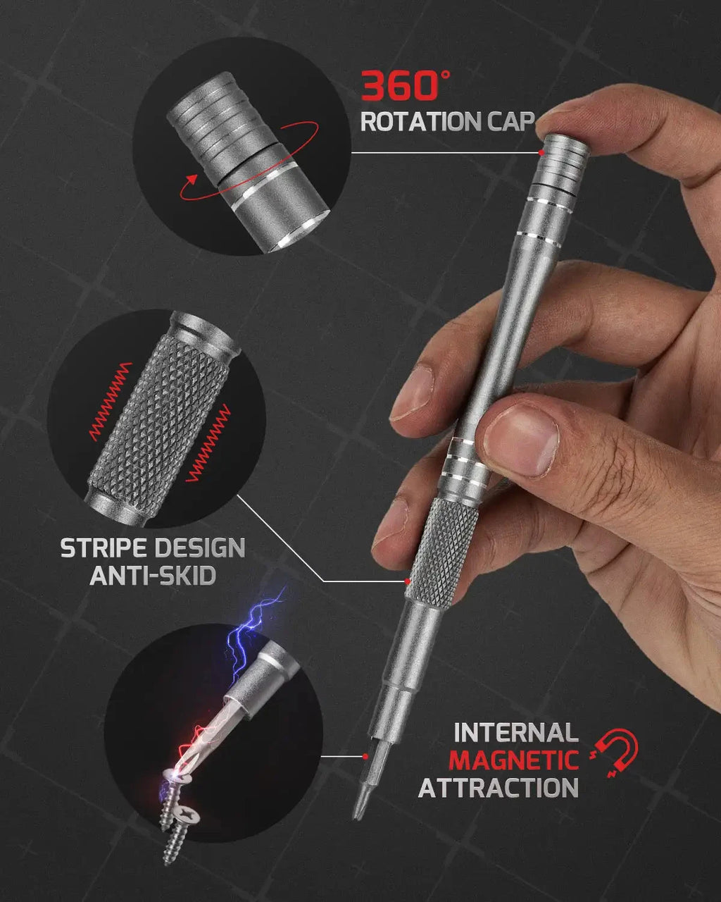 Precision Screwdriver Set Magnetic Phillips Torx Screw Driver Bits for IPhone PC