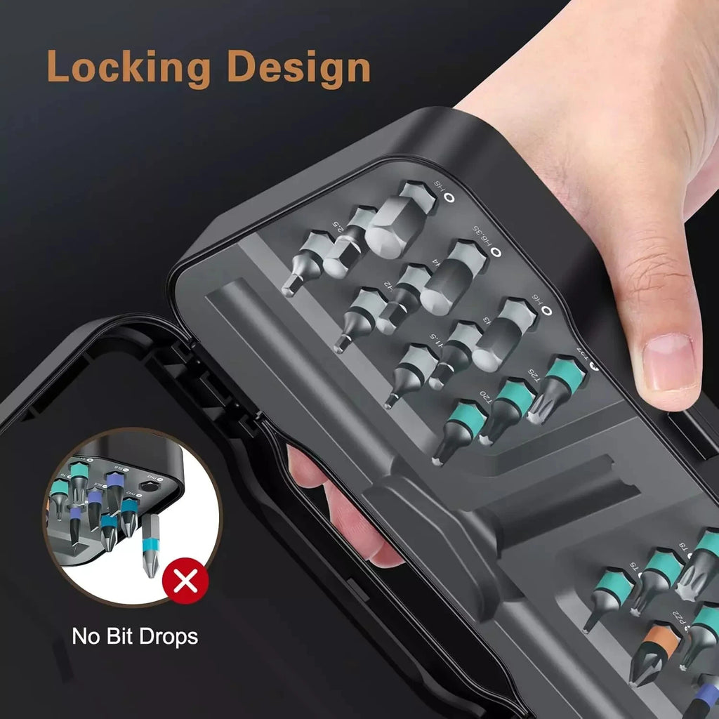 24 in 1 Magnetic Screwdriver Set, DIY Ratchet Screwdriver Set, Multi Bit Magneti