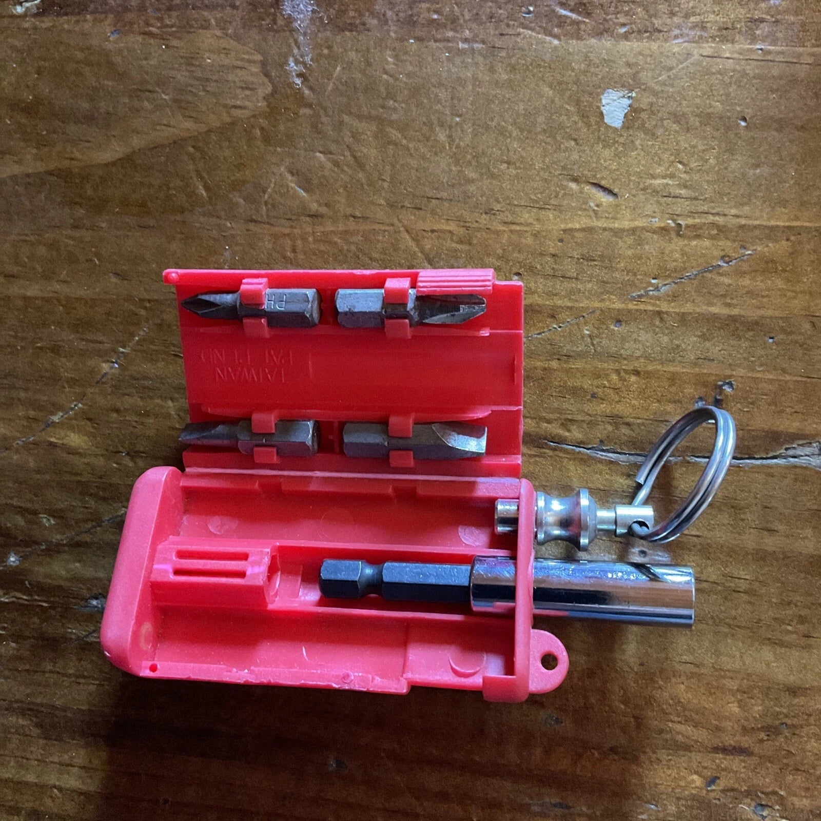 Keyring Screwdriver Set 4 Bits Included