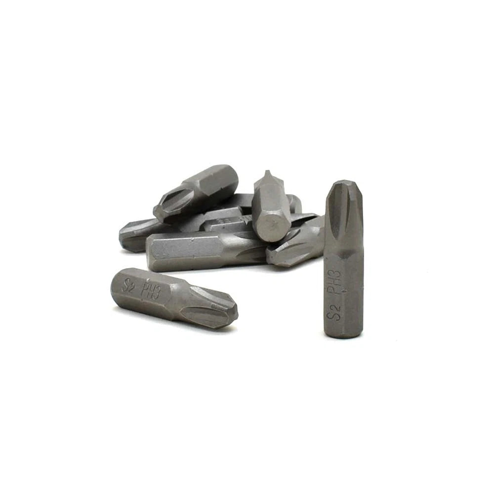 BP103-10PK 3# Phillips Head Power Screwdriver Bits - 1 Inch Long - 10
