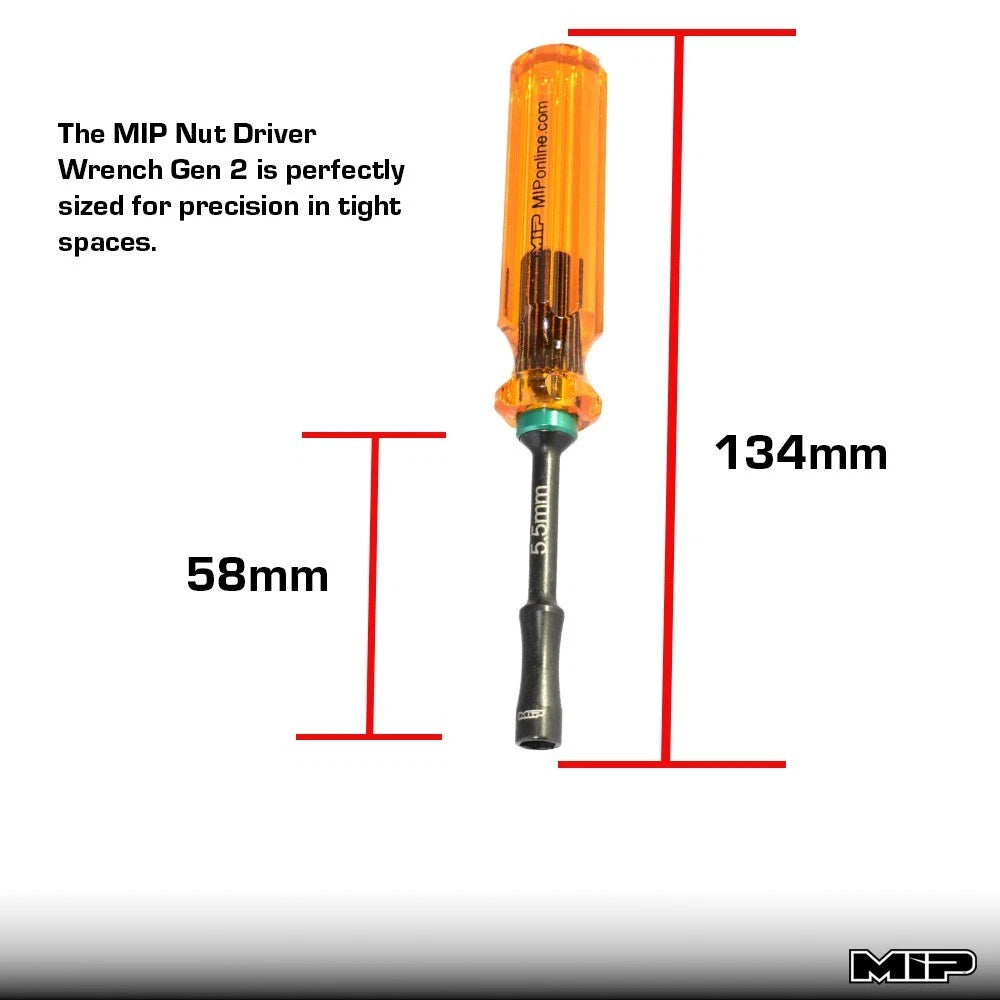 MIP Nut Driver Wrench Set Gen 2, Metric (3), 5.5mm & 7.0mm 9603