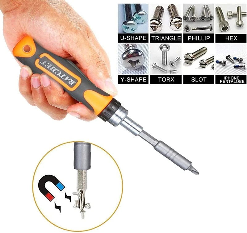 Multipurpose Screwdriver Bit Set Kit Combination Ratchet Wrenches Hand Tool Sets