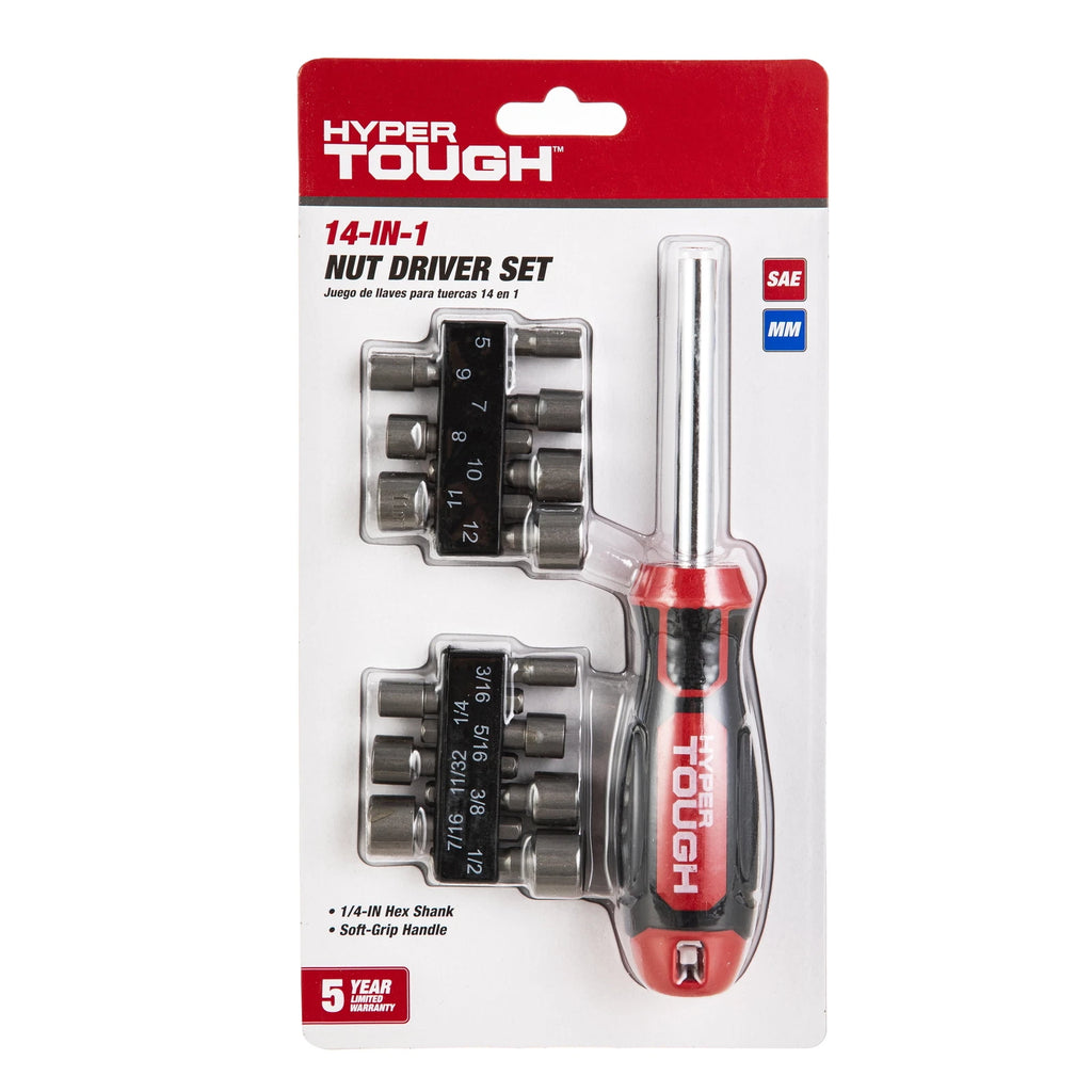14-in-1 Alloy Steel Nut Driver Screwdriver Set