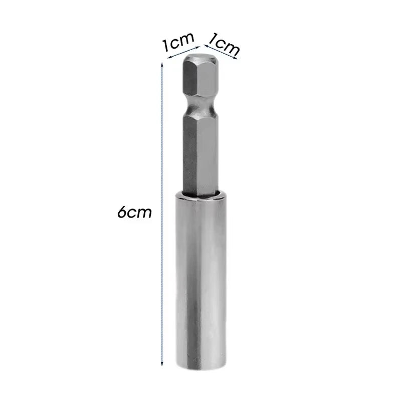 1/20X Magnetic Screwdriver Bit Holder Set Hex Shank Extension Carbon Steel Quick