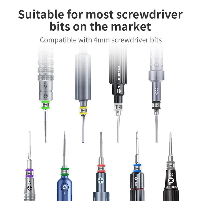 Screwdriver Head With Magnetic Anti-Slip Silicone Ring Mobile Phone Repair