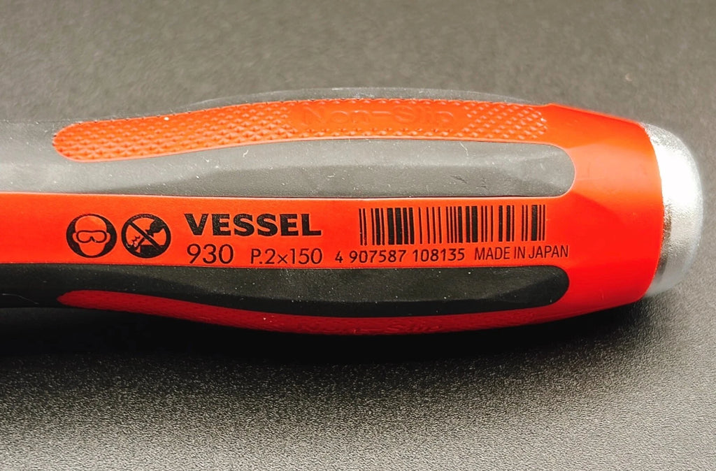 Vessel Megadora 930 JIS Tang-Thru Screwdriver Phillips head Set From Japan