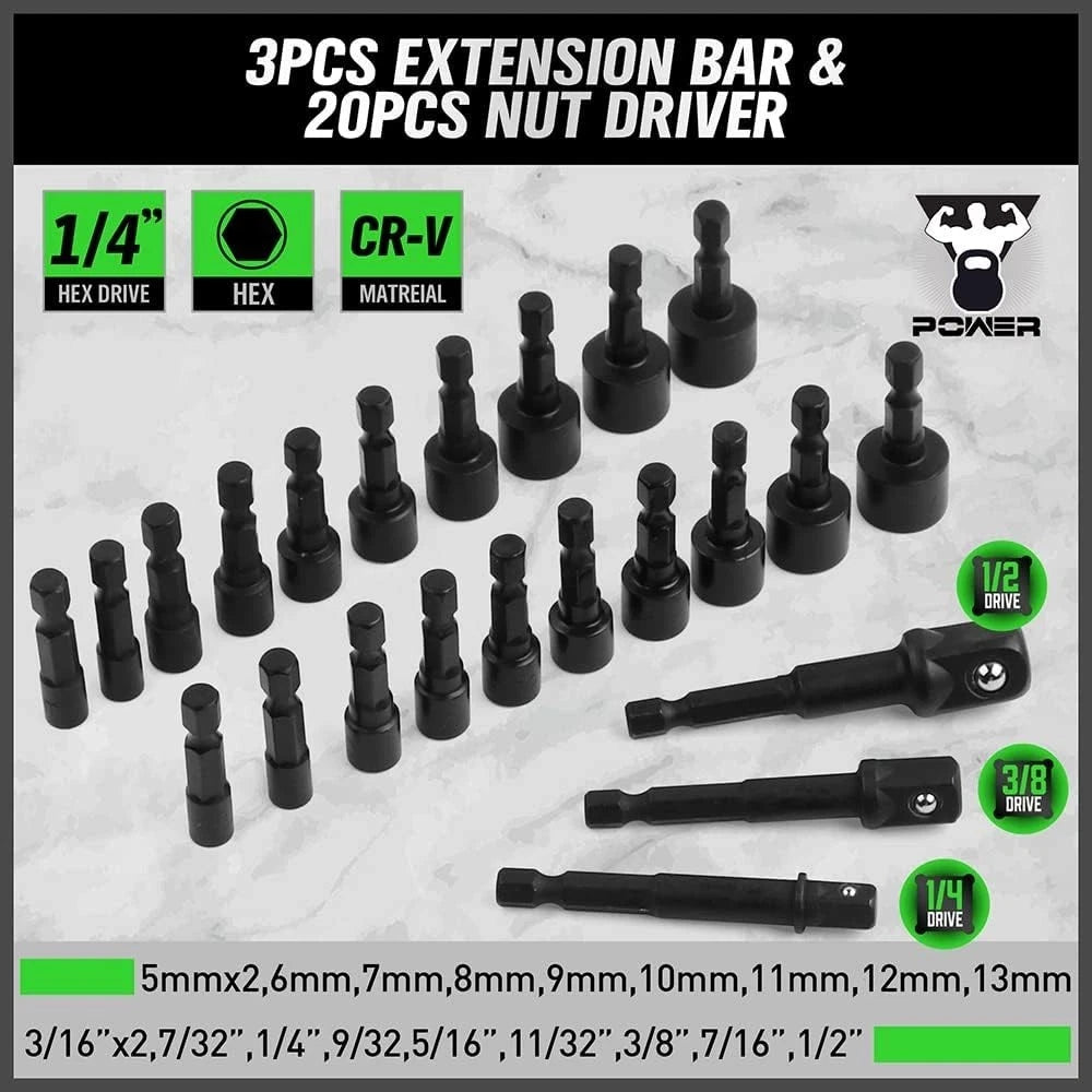 Professional Quality Chrome Vanadium Screwdriver Set - 232 Pieces for Every Task