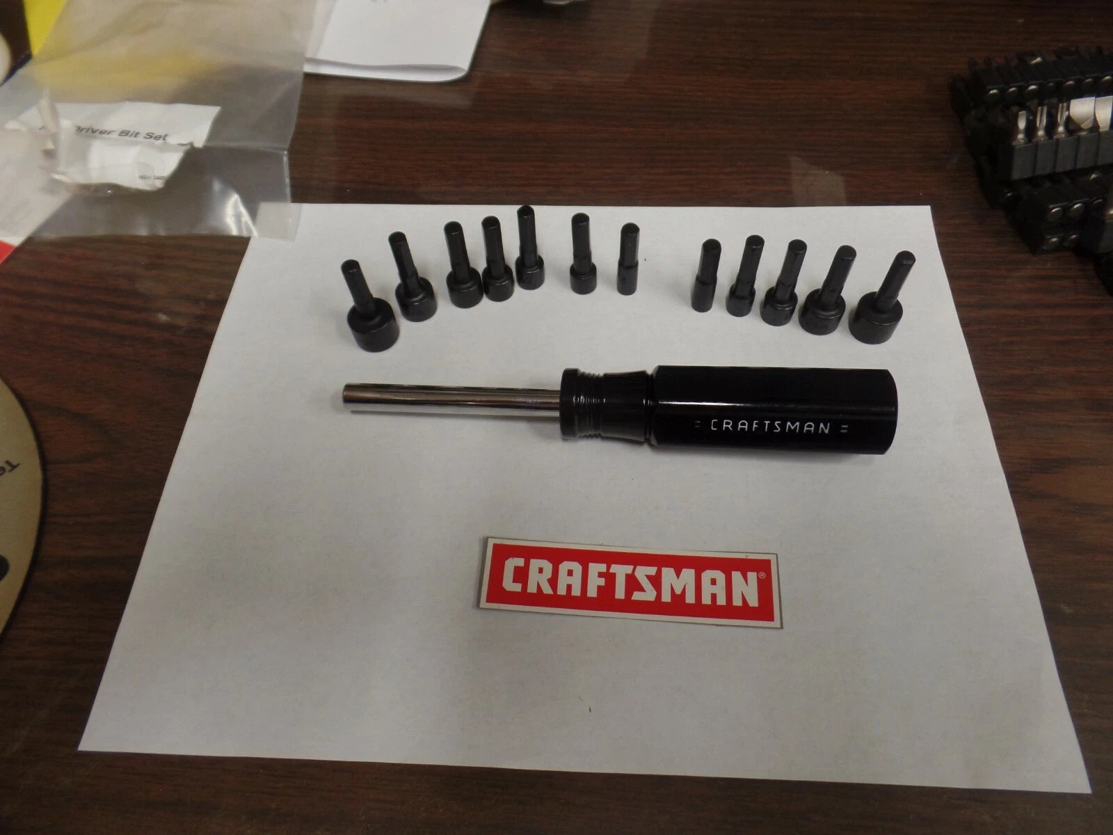 NUT DRIVER CRAFTSMAN 13 piece magnetic screwdriver 43373 CRAFTSMAN