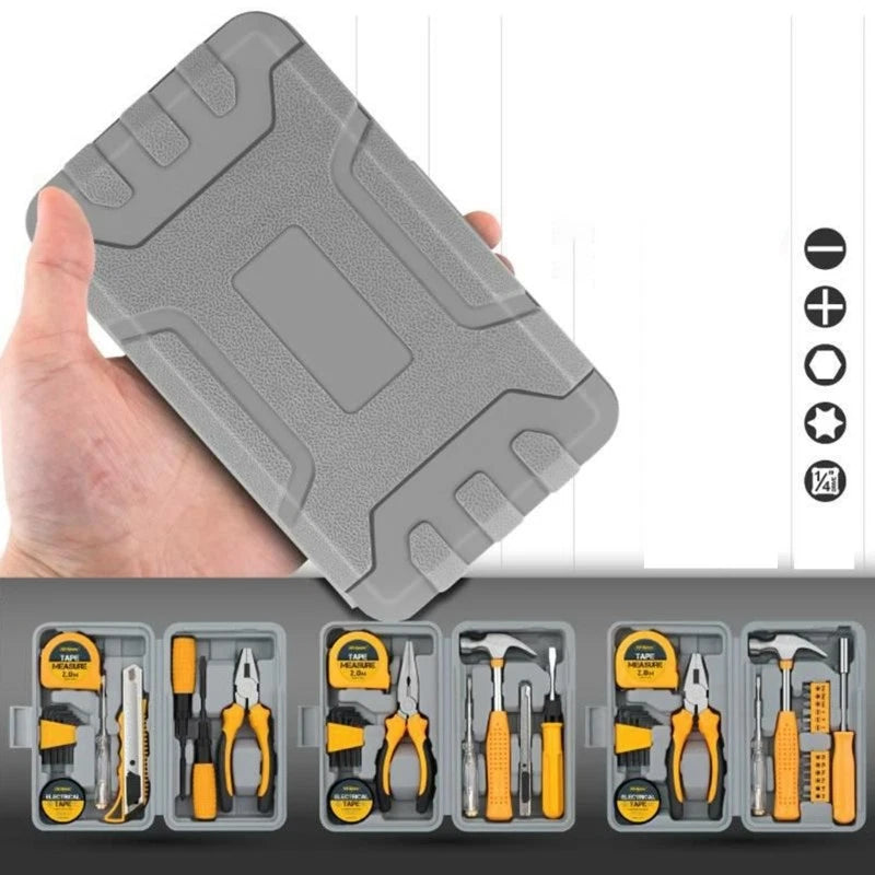 Multifunction Tool Set Heavy Duty Construction Compact Storage Ergonomic Design