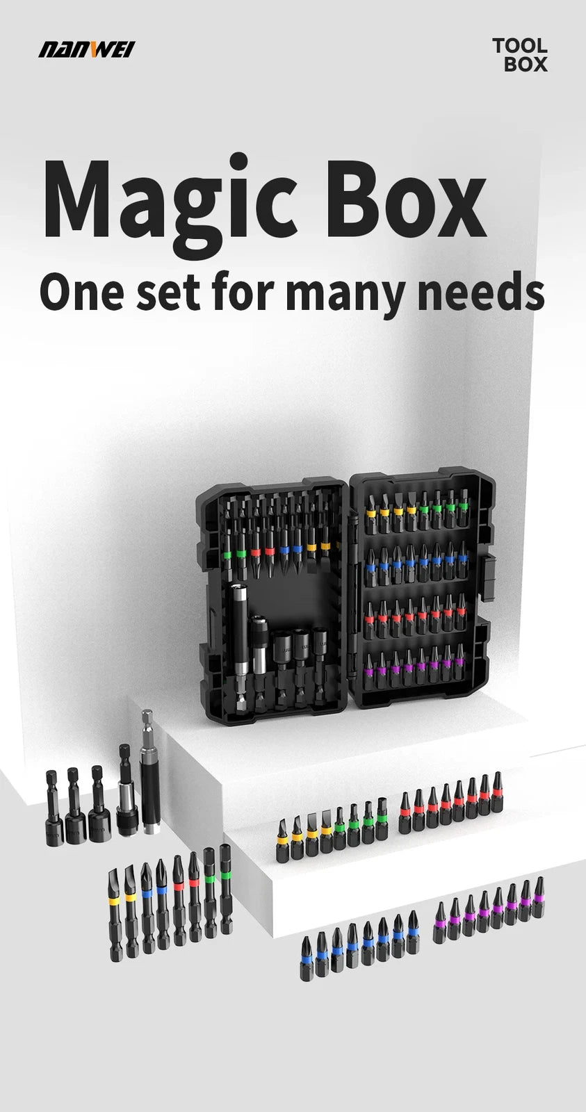 Deluxe Screwdriver Case Home Work Screw Repair Kit Multifunction Screwdriver