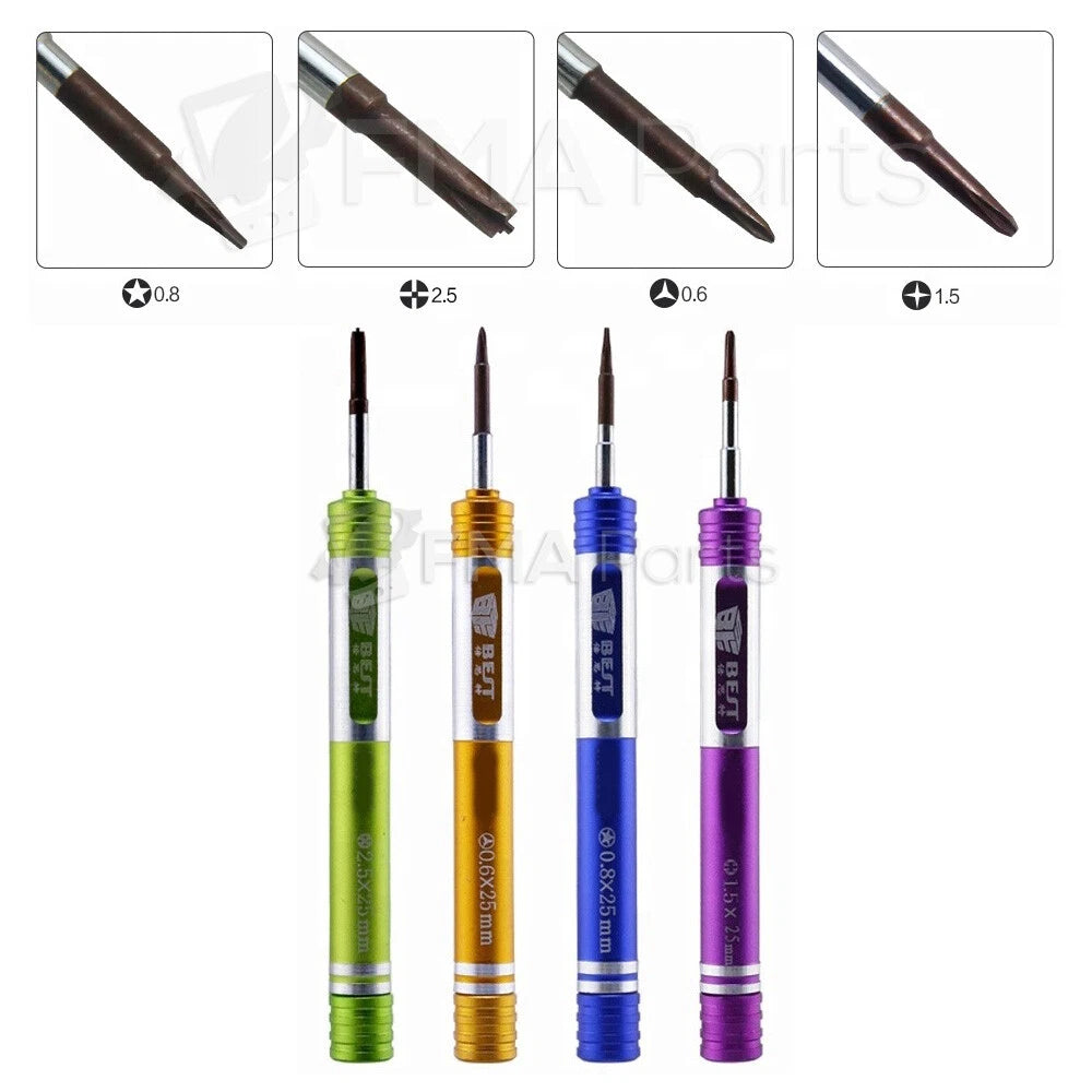 Pentalobe P2 Phillips PH000 Tri-wing Y000 Tri-Point P0.6 PH1.5 Y0.6 Screwdriver