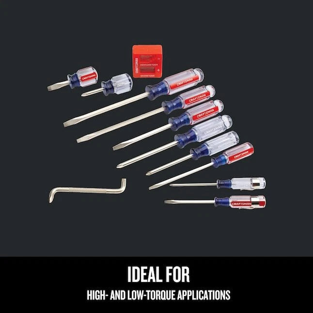 CRAFTSMAN 12 Piece Screwdriver Set durable corrosion resist comfort handle new