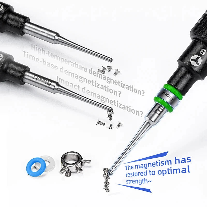 Screwdriver Head With Magnetic Anti-Slip Silicone Ring Mobile Phone Repair