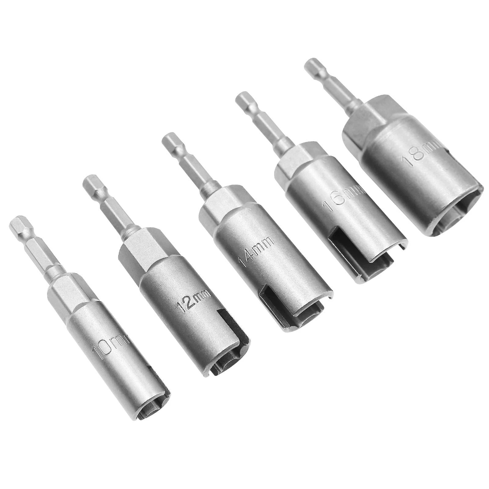 Power Wing Nut Driver Set 1/4" Hex Shank Socket Wrench Extension Screws Eye Tool