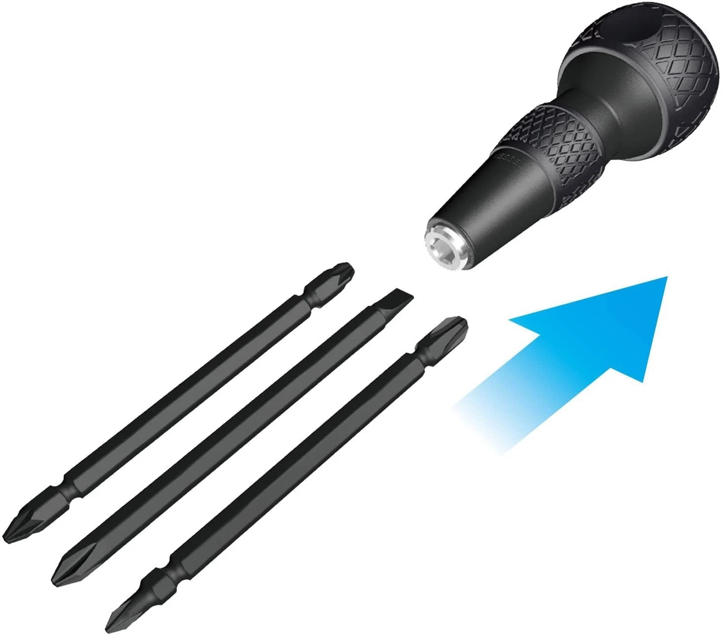 VESSEL PROKON Ball Grip Screwdriver set No.220W-3 Japan Import