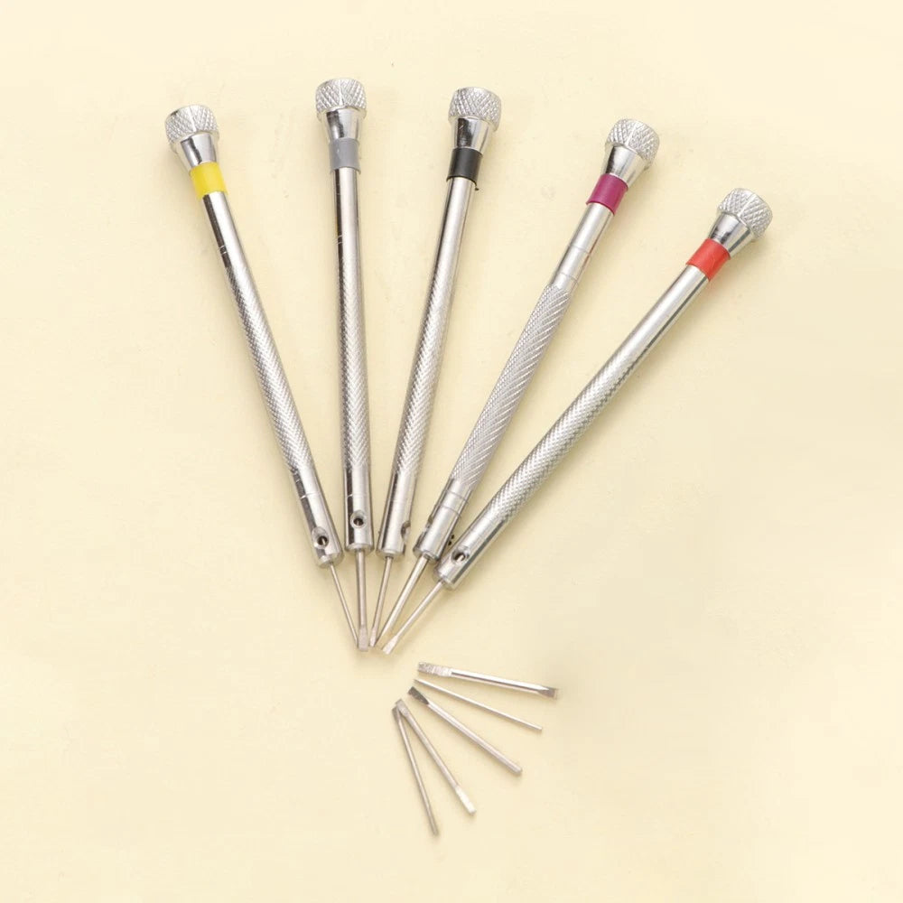 5 Pcs Small Screwdriver Set Eyeglass Repair Eyeglasses Kit Watch