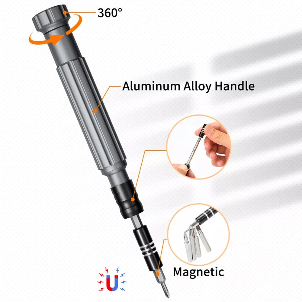 130 in 1 Precision Screwdriver Set Magnetic Bit Kit Precision Screwdriver Set