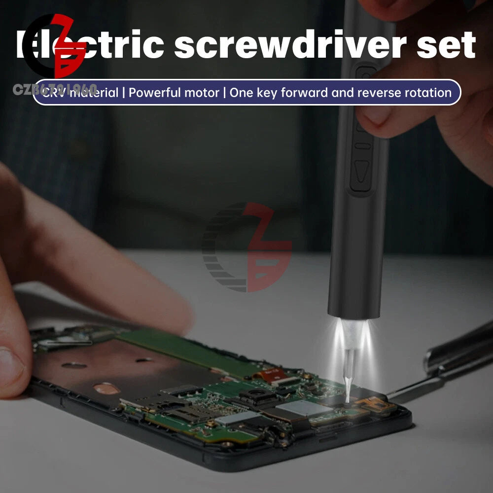 28 IN 1 Precision Electric Screwdriver Set Magnetic Cordless Screwdriver Tool