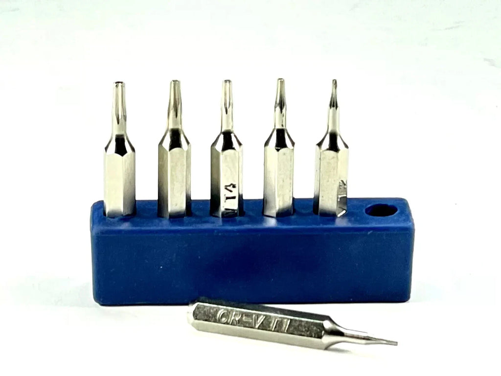 Micro Torx Driver Bits Set T1,T2,T3,T4,T5,TR6 (T6H Security) Torque Star Repair