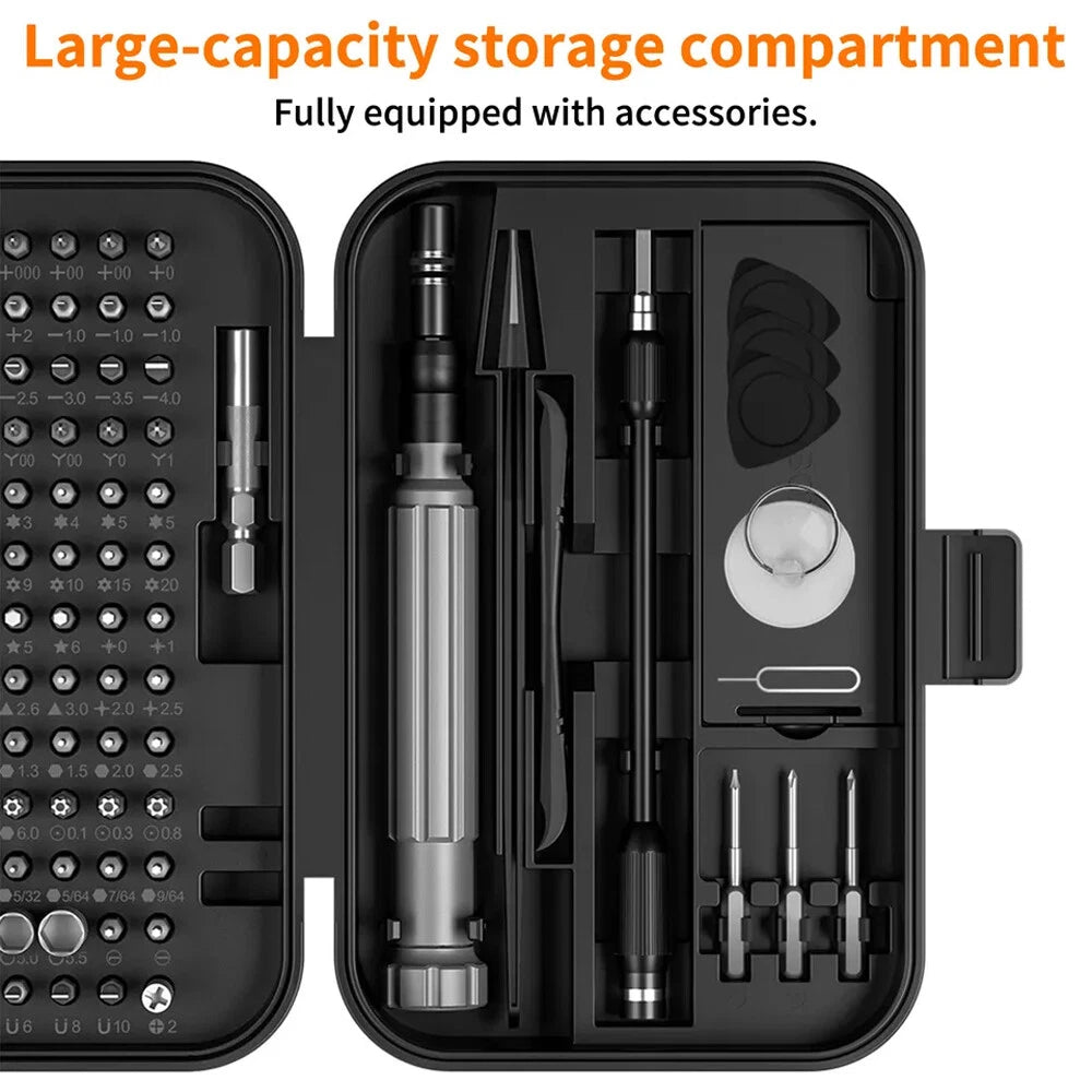 130 in 1 Precision Screwdriver Set Magnetic Bit Kit Precision Screwdriver Set