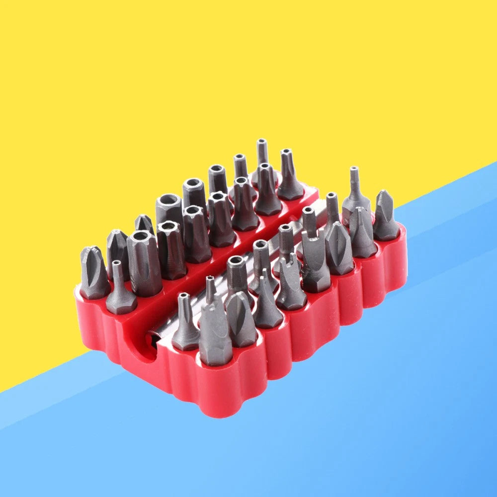 33 Pcs Hexagon Bit Industrial Screwdrivers Hexagonal Security Bits