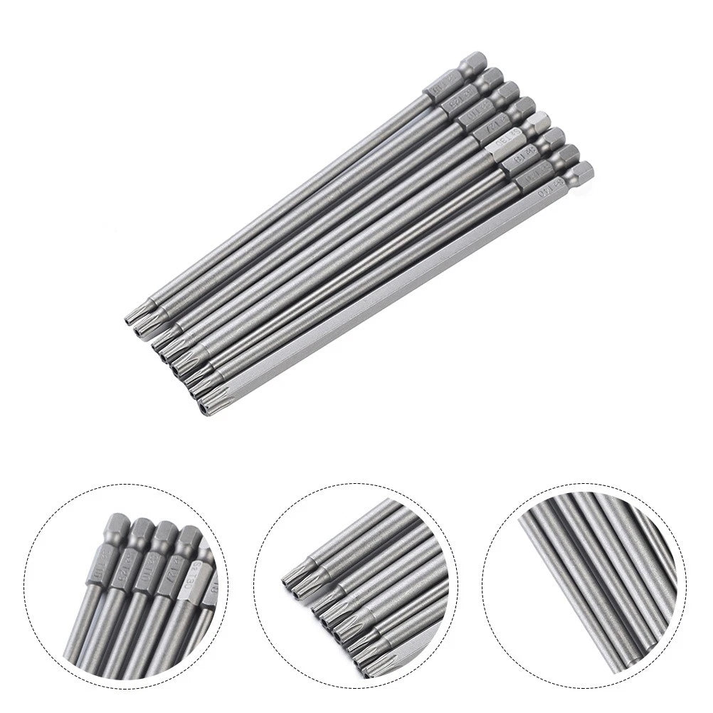 8 PCS/Set Hollow Combination Tamper Proof Screwdriver Kit Star 6 Point